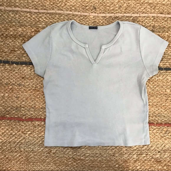 Brandy Melville Tops - Brandy Melville light blue Ashlyn top